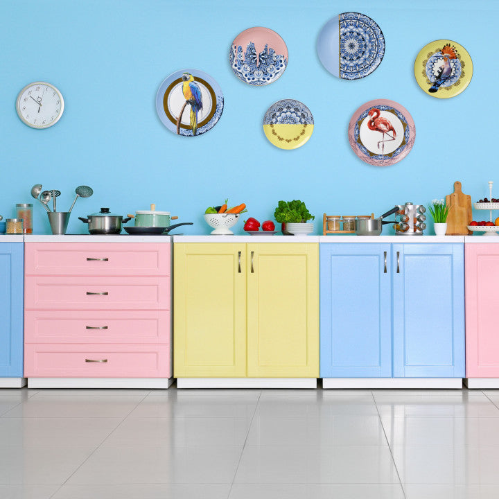 Wall plate Mandala green