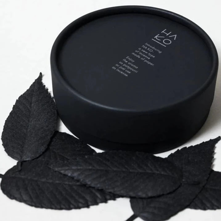 HA KO Paper Incense Set of 6 - Black (Focus)