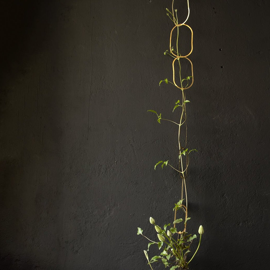 Plant Chain Support - Brass