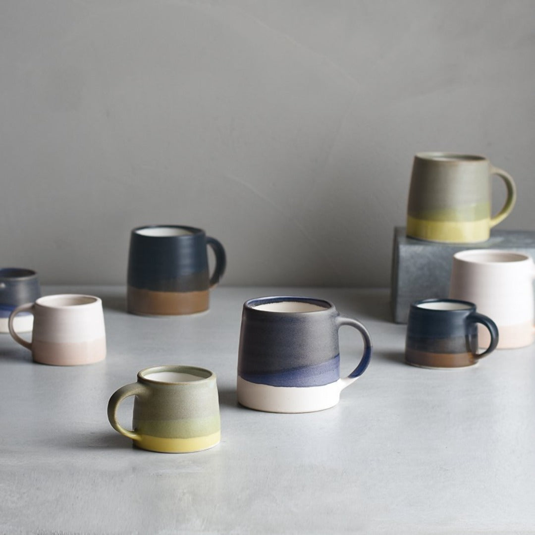 Coffee Mug 110ml - Black & Brown