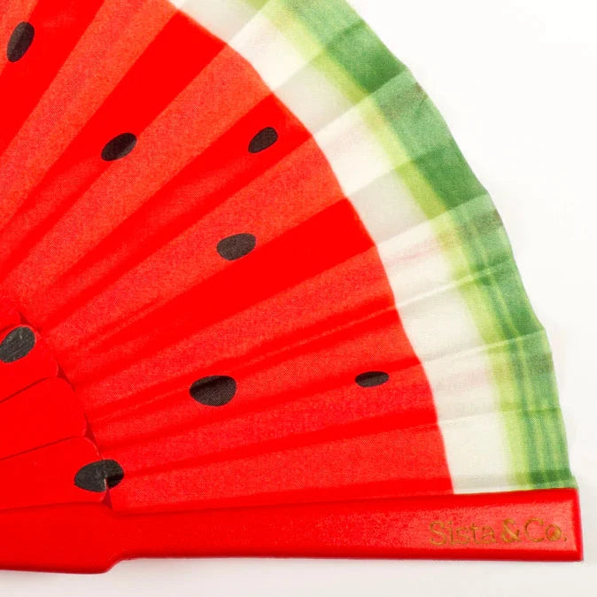 Bespoke Hand Fan- Melon Madness