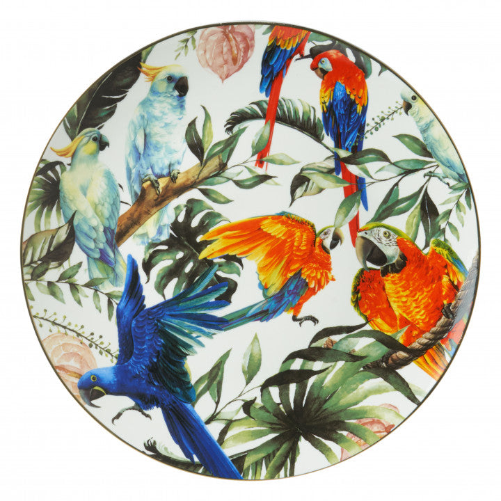 Wall plate Tropical birds