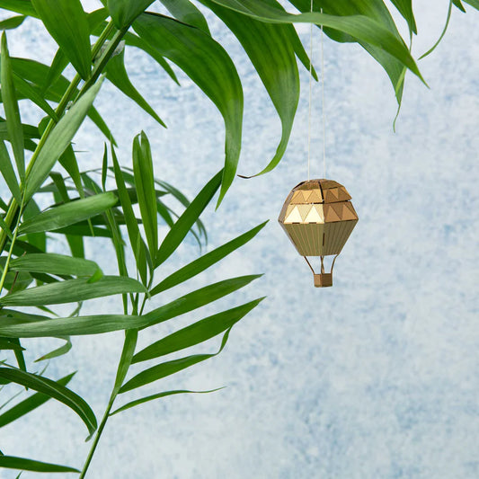 Mini Model Hot Air Balloon - Plant Decor