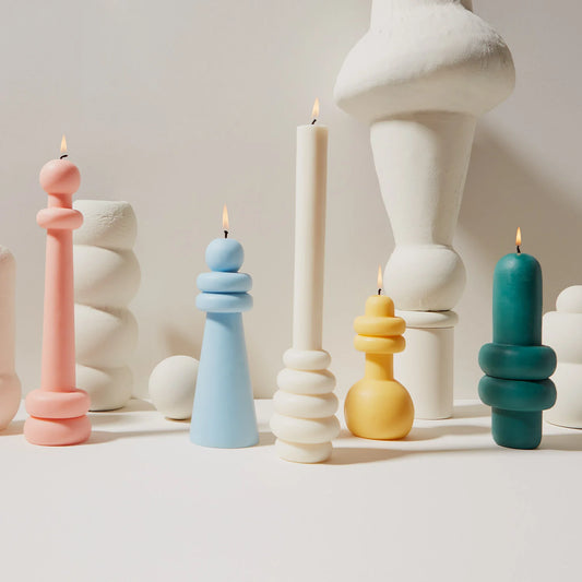 Spindle Candles - Knubby