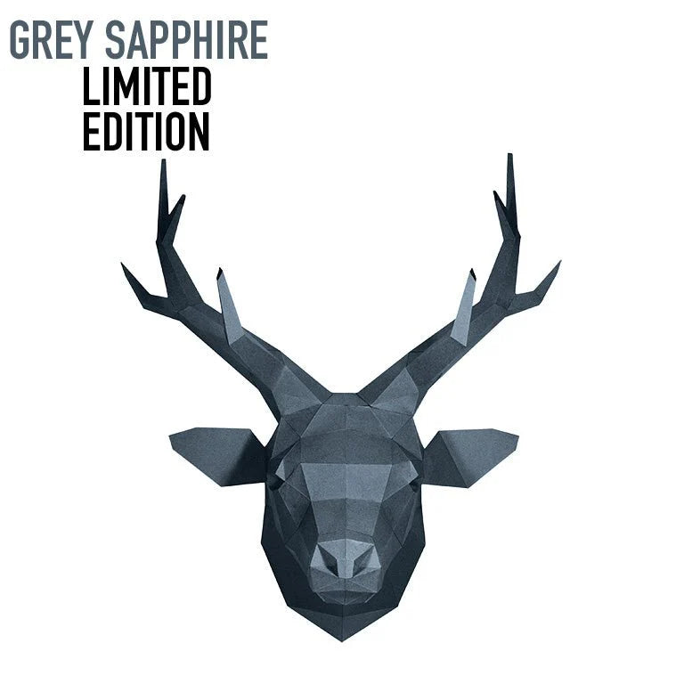 Deer Head - Wall Art - Grey Sapphire