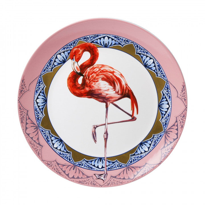 Wall plate Mandala flamingo