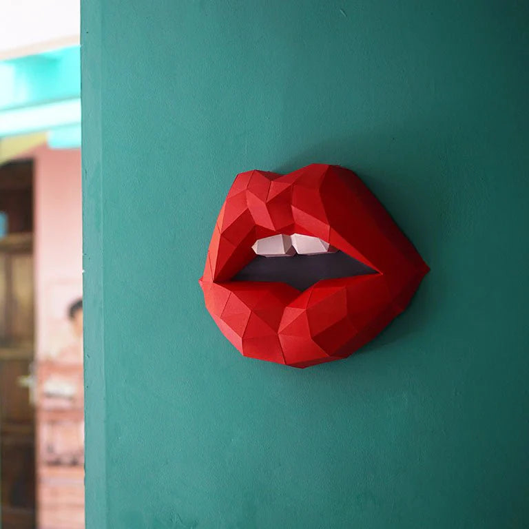 Red Lips- Wall Art