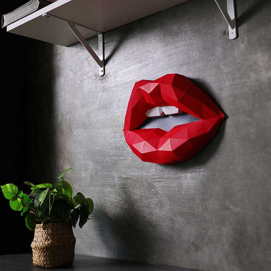 Red Lips- Wall Art