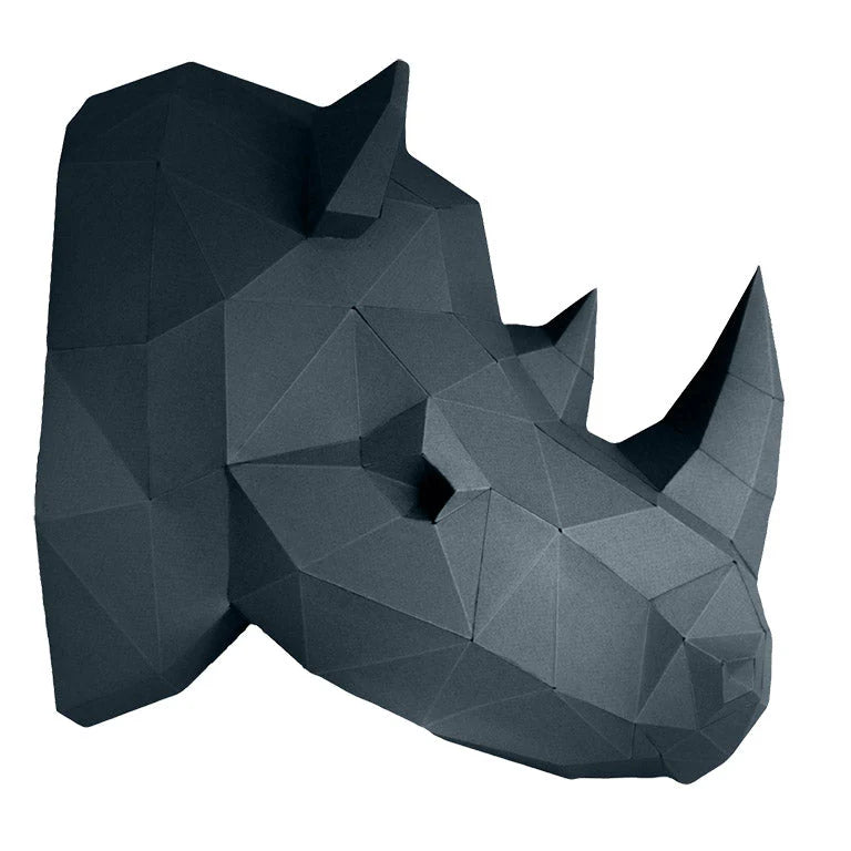 Rhinoceros- Wall Art - Grey Sapphire