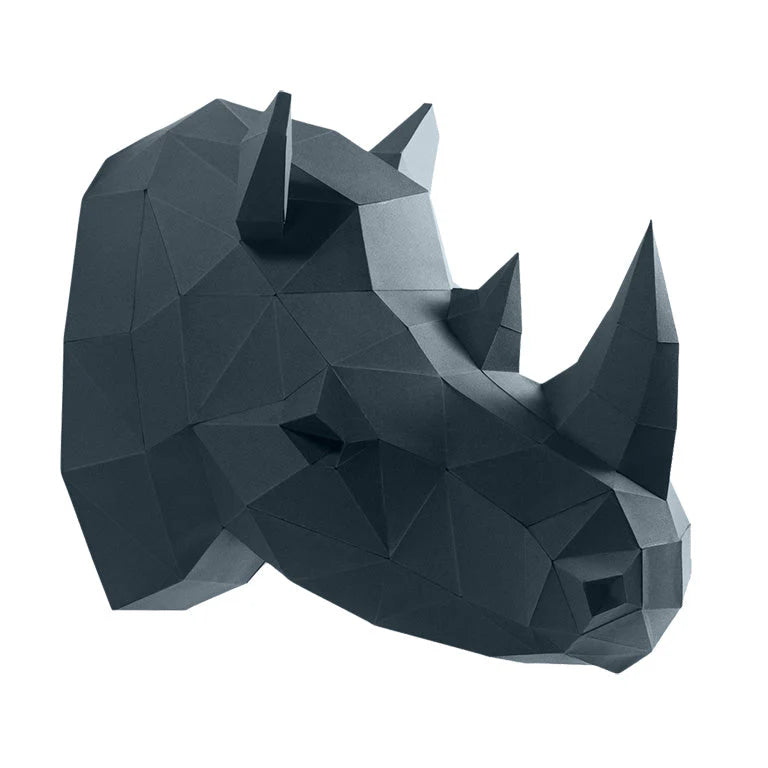 Rhinoceros- Wall Art - Grey Sapphire