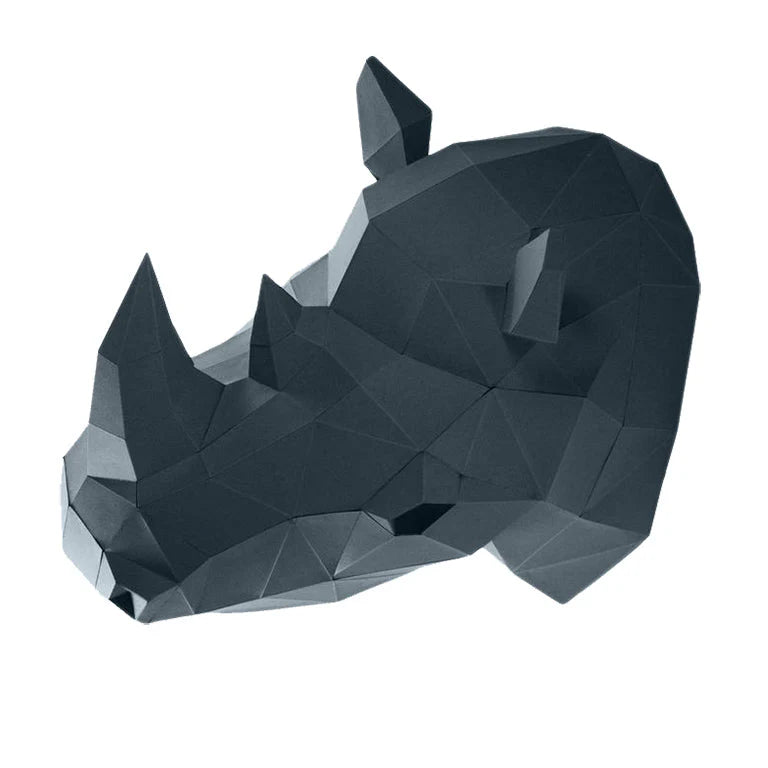 Rhinoceros- Wall Art - Grey Sapphire