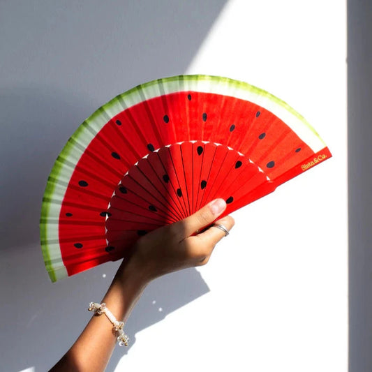 Bespoke Hand Fan- Melon Madness