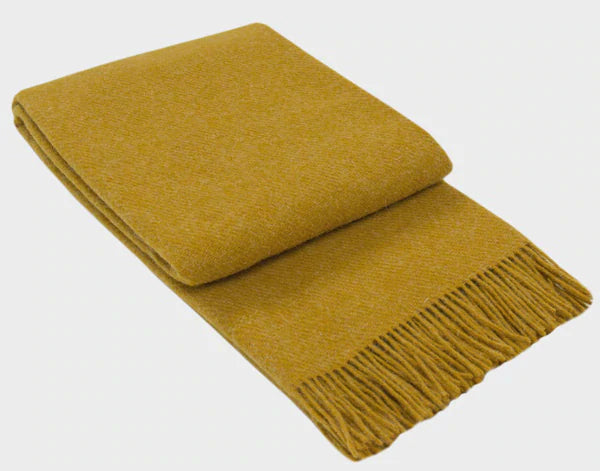 Brighton Throw - Mustard