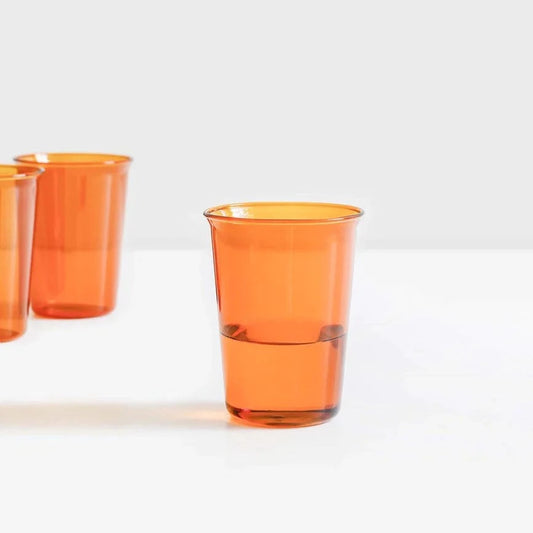 KINTO | CAST ICED TEA GLASS | AMBER