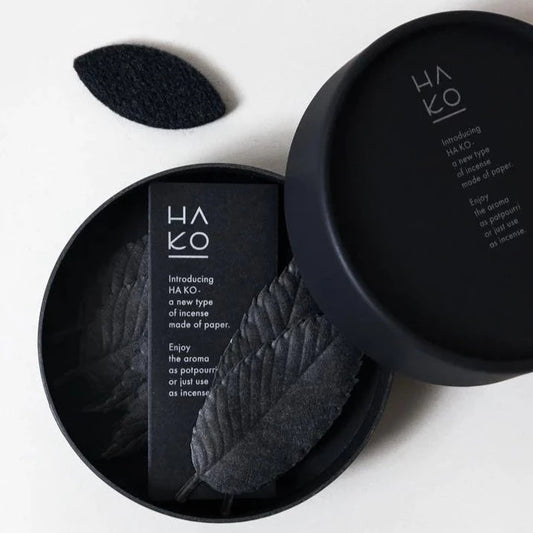 HA KO Paper Incense Set of 6 - Black (Focus)