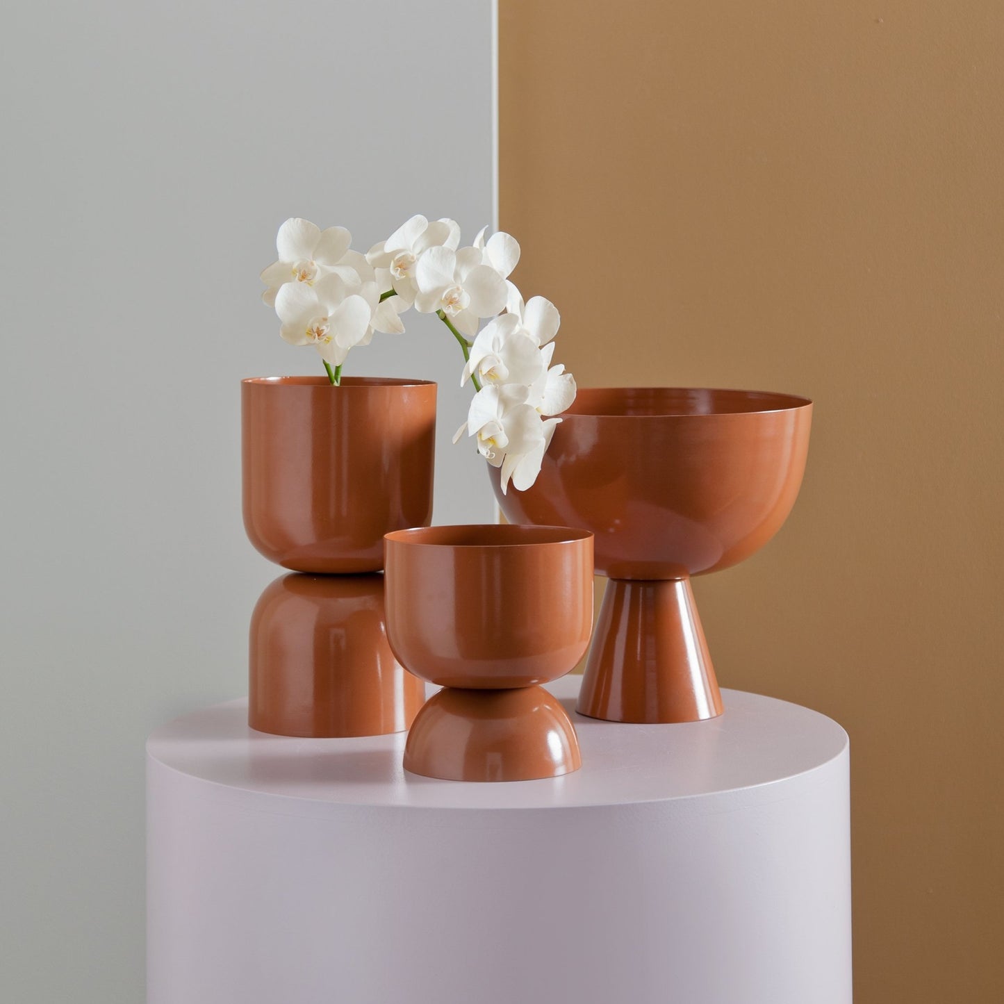 Goblet Planter - Nutmeg