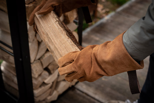 Leather Heat Resistance Gloves