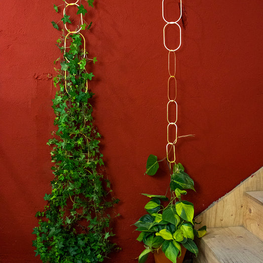 Plant Chain Support - Brass